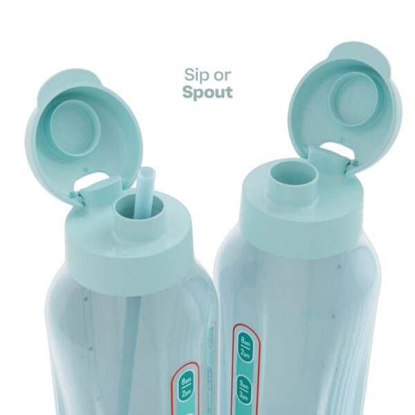 10181739000-7.jpg Tupperware® AquaVibe® Water Bottle | Straw, Spout & Hydration Tracker