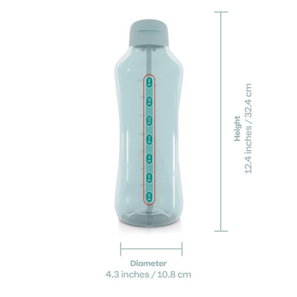 10182053000-2.jpg Tupperware® AquaVibe® Water Bottle | Straw, Spout & Hydration Tracker