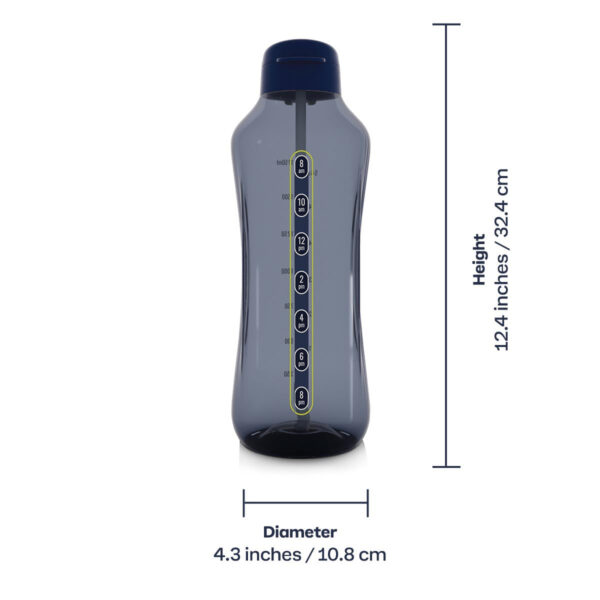 10182054000-2.jpg Tupperware® AquaVibe® Water Bottle | Straw, Spout & Hydration Tracker