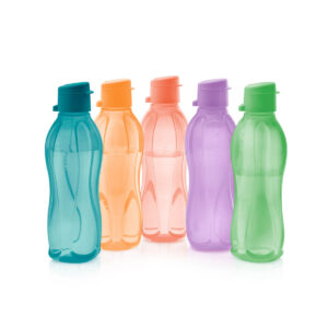 10183601000.jpg Tupperware Eco Reusable Water Bottles | Set of 5 | 16 oz / 500 mL Leakproof