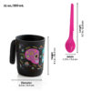Tupperware® Dia De Los Muertos Mug Set with Hang-On Spoons | Set of 4