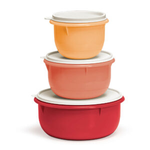 Tupperware® 3-pc Multipurpose Mixing Bowl Set for Food Prep and Storage