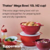 Tupperware Thatsa® Mega Bowl |Airtight, Leakproof, Mixing Bowl, 42-cups / 10 L
